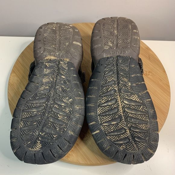 Crocs Swiftwater Brown Casual Mesh Comfort Fisherman Sandals 15041 Mens Size 8 - Picture 7 of 8